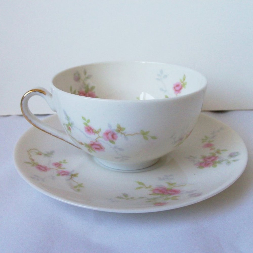 Haviland "Touraine" cup/saucer set (#EV371)